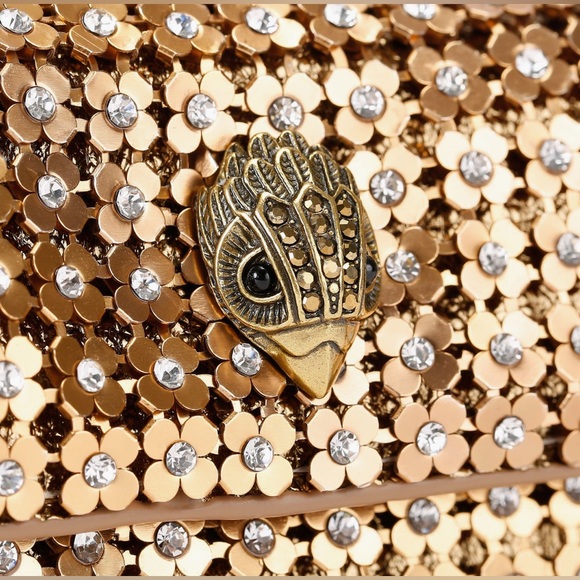 Kurt Geiger London Mini Crystal Flower Party Crossbody Bag New With Tags - Picture 4 of 5